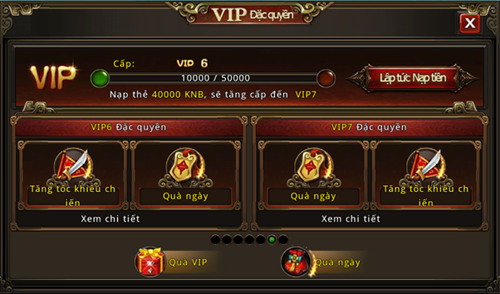 Game Thánh Tướng - VIP