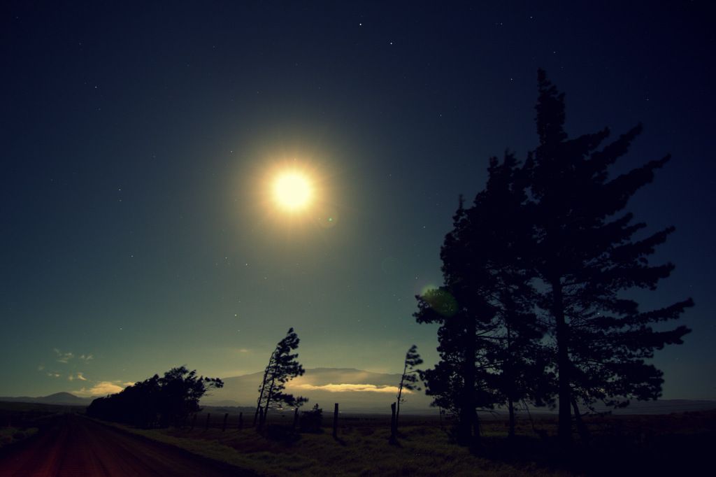 Supermoon In Hawaii