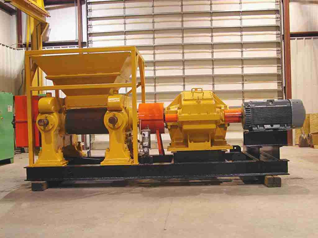 32” Double Roll Cracker Mill Crumb Rubber Recycling
