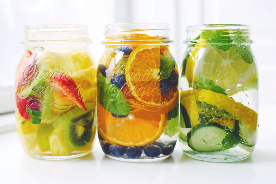 Fruit infused (detox) water