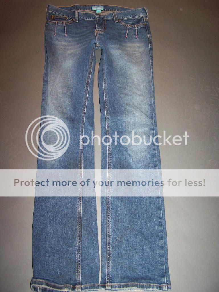 WOMENS HOLLISTER STRAIGHT JEANS SIZE 5 R JR 961  